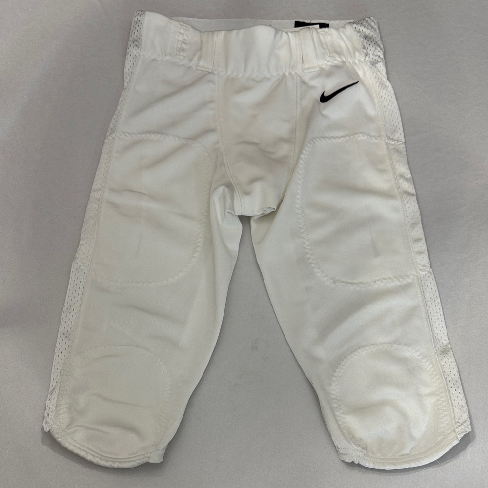 Nike Men’s  Football Pants Pad Pockets White Size S NWT